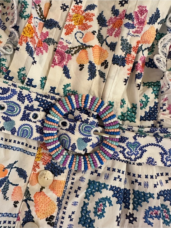 FARM Rio Dresses & Skirts - FARM Rio Romper with Beaded Buckle Small